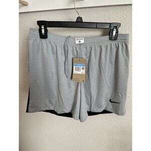 Nike Women's Gray Dri Fit Exercise Shorts New  Size Medium